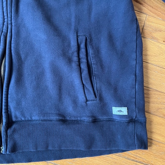 Navy Roots Zip Up Sweatshirt with Smith Embroidery - Picture 4 of 7